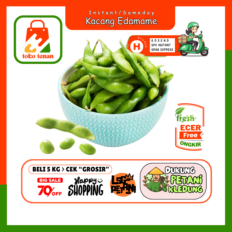 

Tokotenanan // Kacang Edamame / Kacang Edame -- Sayur Gunung Ecer (H)
