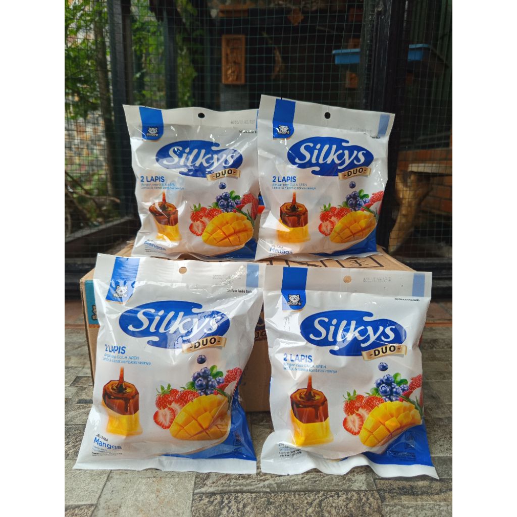

1 DUS SILKYS PUDDING 3 VARIANT RASA BLUEBERRY STROBERI MANGGA ISI 15 PACK