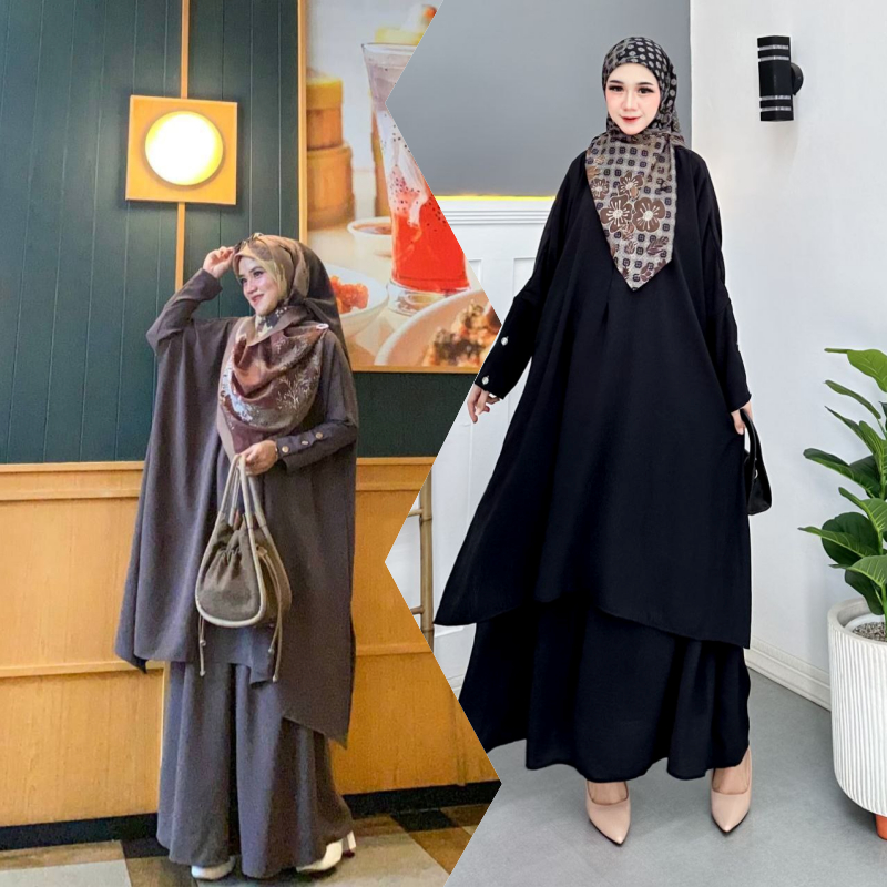 SETELAN ROK & TUNIK JUMBO, AIRFLOW PREMIUM