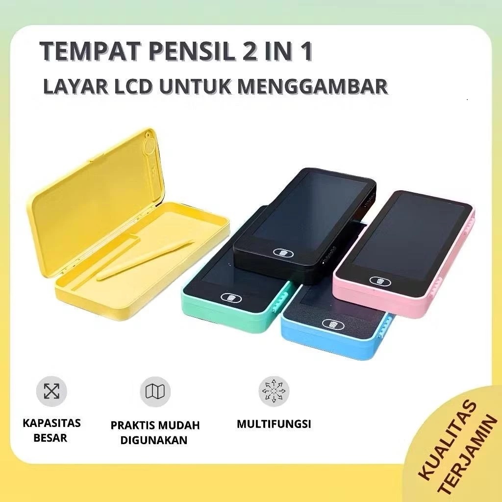 

Kotak Pensil LCD Drawing Box Case Untuk Edukasi Anak