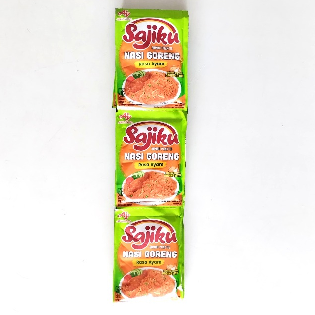 

SAJIKU BUMBU NASI GORENG INSTAN Rasa Ayam 20gr Bumbu Praktis Sachet Halal BPOM