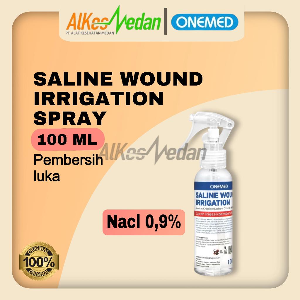 SALINE WOUND IRRIGATION SPRAY 100 ML ( Nacl 0.9%) / CAIRAN PEMBERSIH LUKA ONEMED