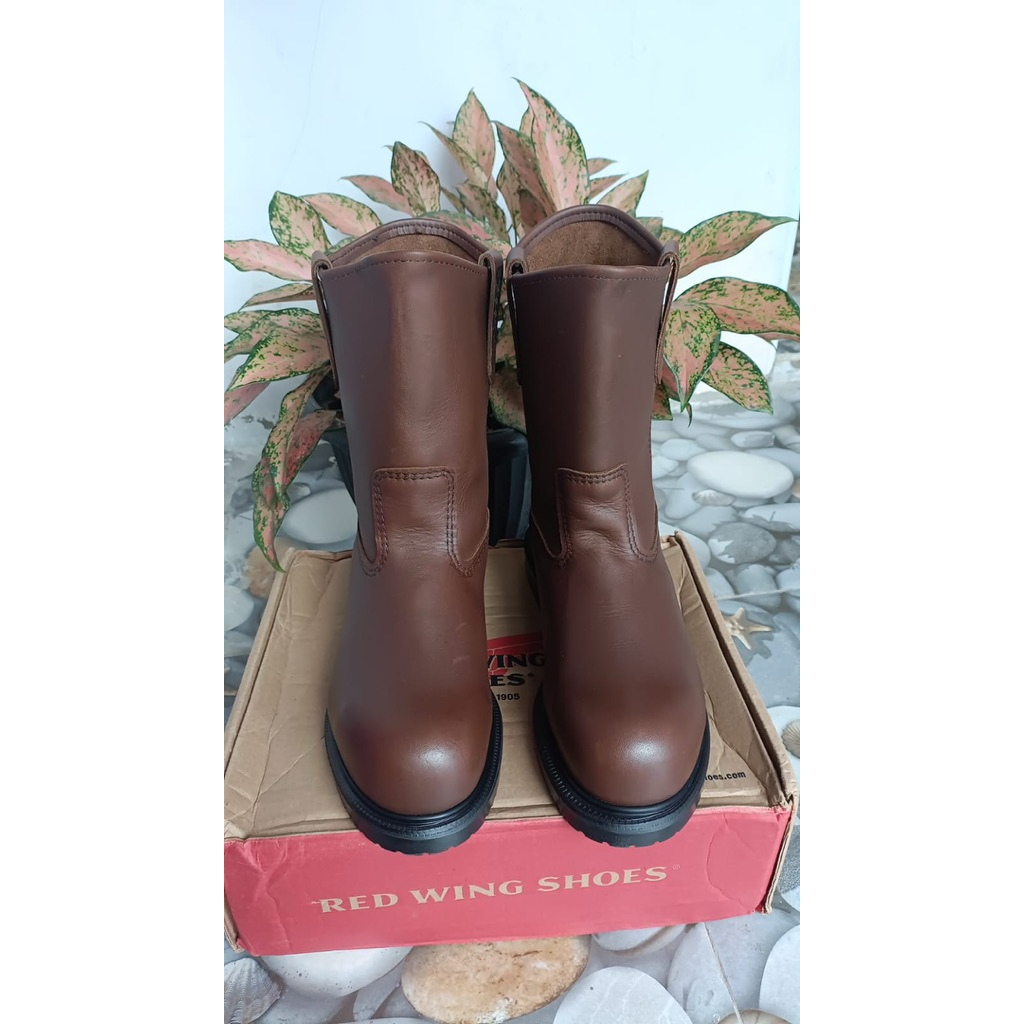 Red Wing Safety Shoes (Pecos) Size 40, 41 (Baru, Lengkap Box dan Bonus Oil