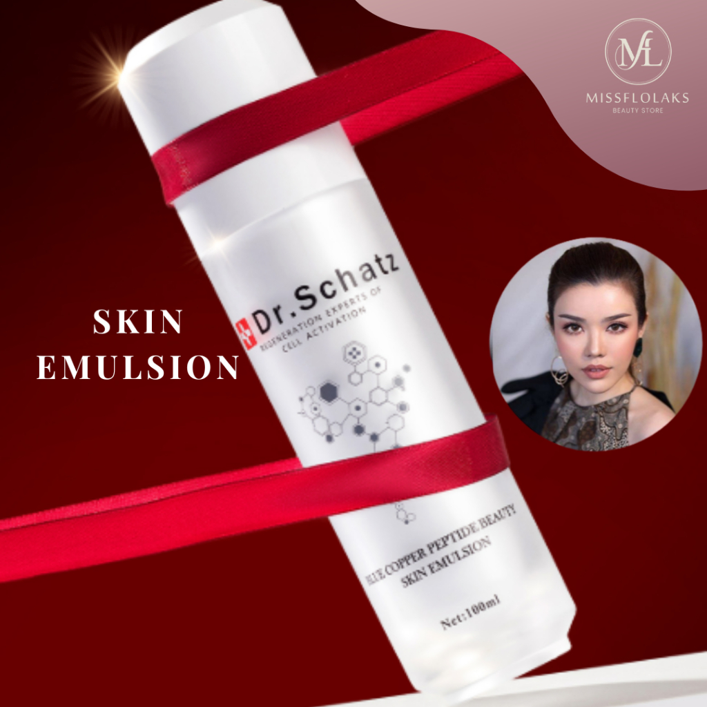 DR. SCHATZ - Dr Schatz Skin Emulsion / Blue Copper Peptide / Perawatan Wajah - Missflolaks