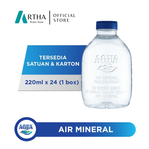

AQUA CUBE (220ml x 24 Botol ) AQUA CUBE