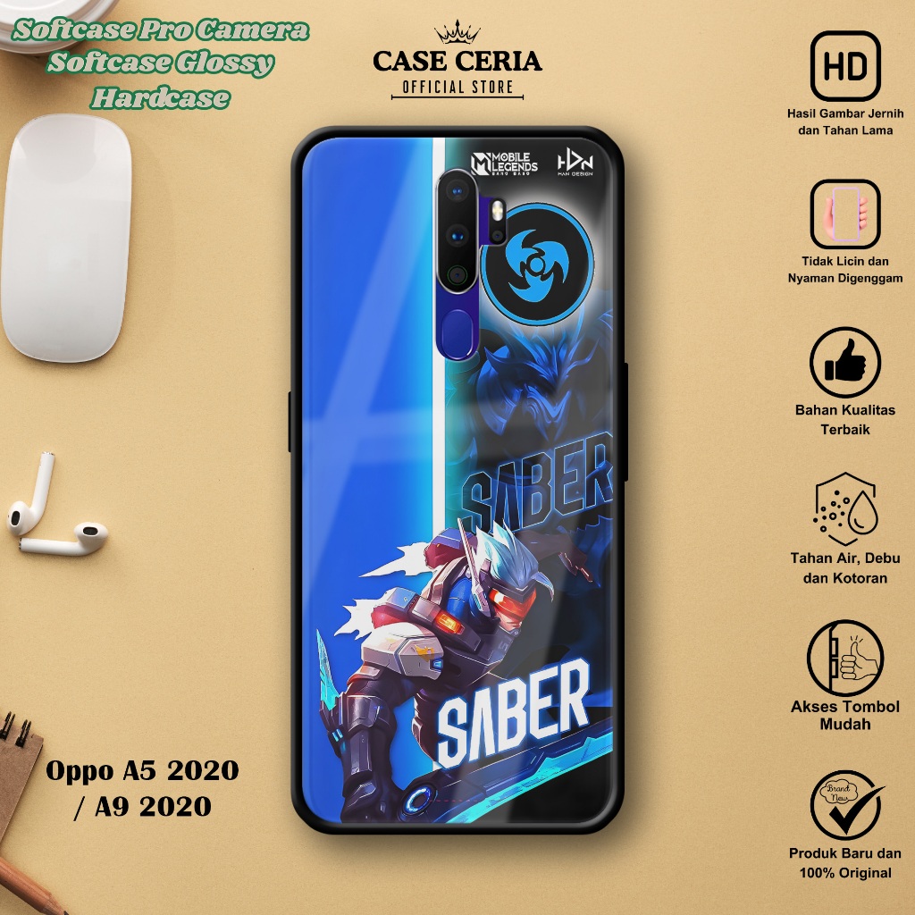Case For Oppo A5 2020 / A9 2020 - Casing HP Game ML – Softcase Pro Camera – Hardcase – Silikon Case