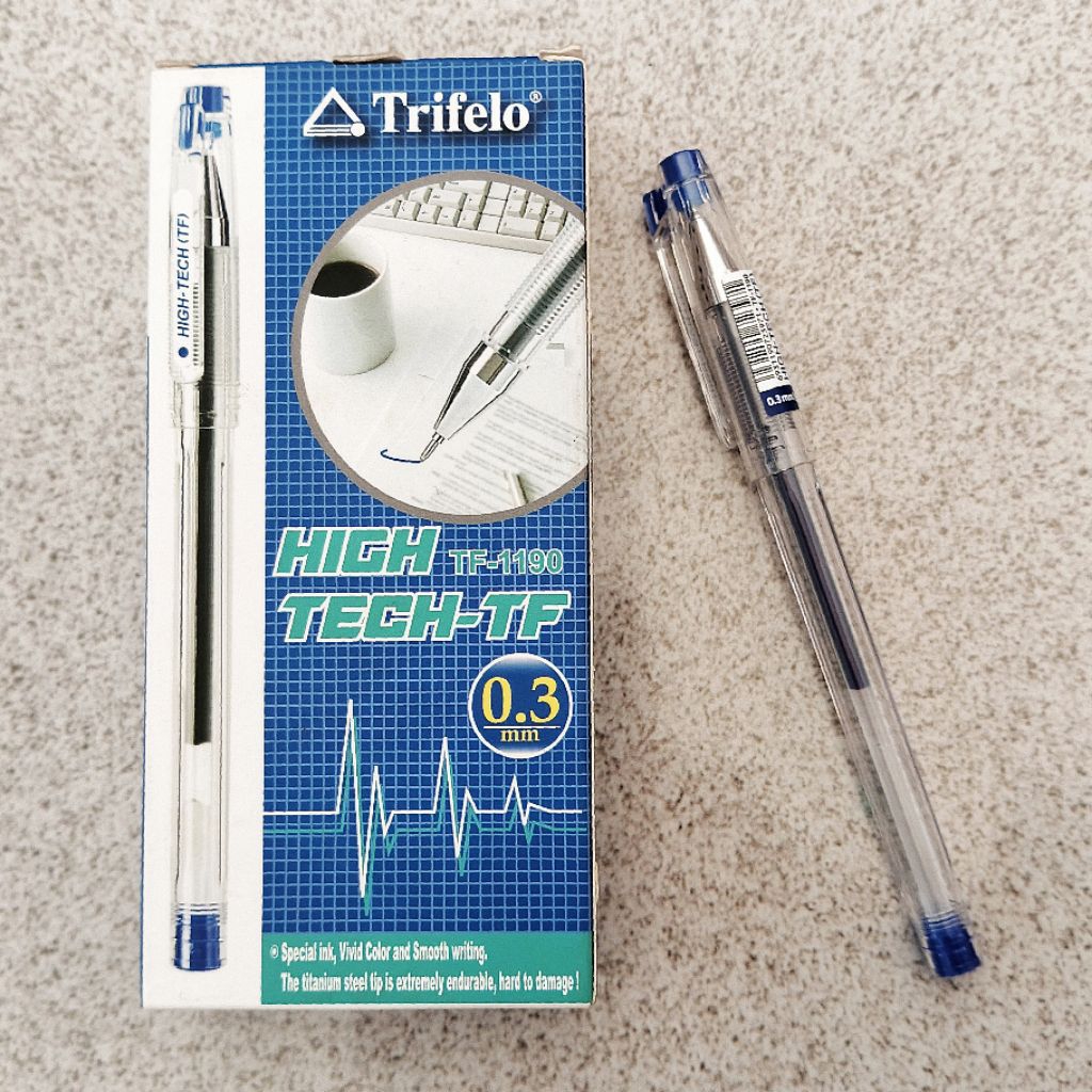 

High Tech-TF Biru Trifelo 0.3mm 1 Pack/ 12 Pcs