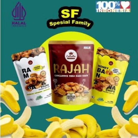

RAJAH-Rambak pisang-Jackfruit-Honey Banana Chips- Keripik Pisang