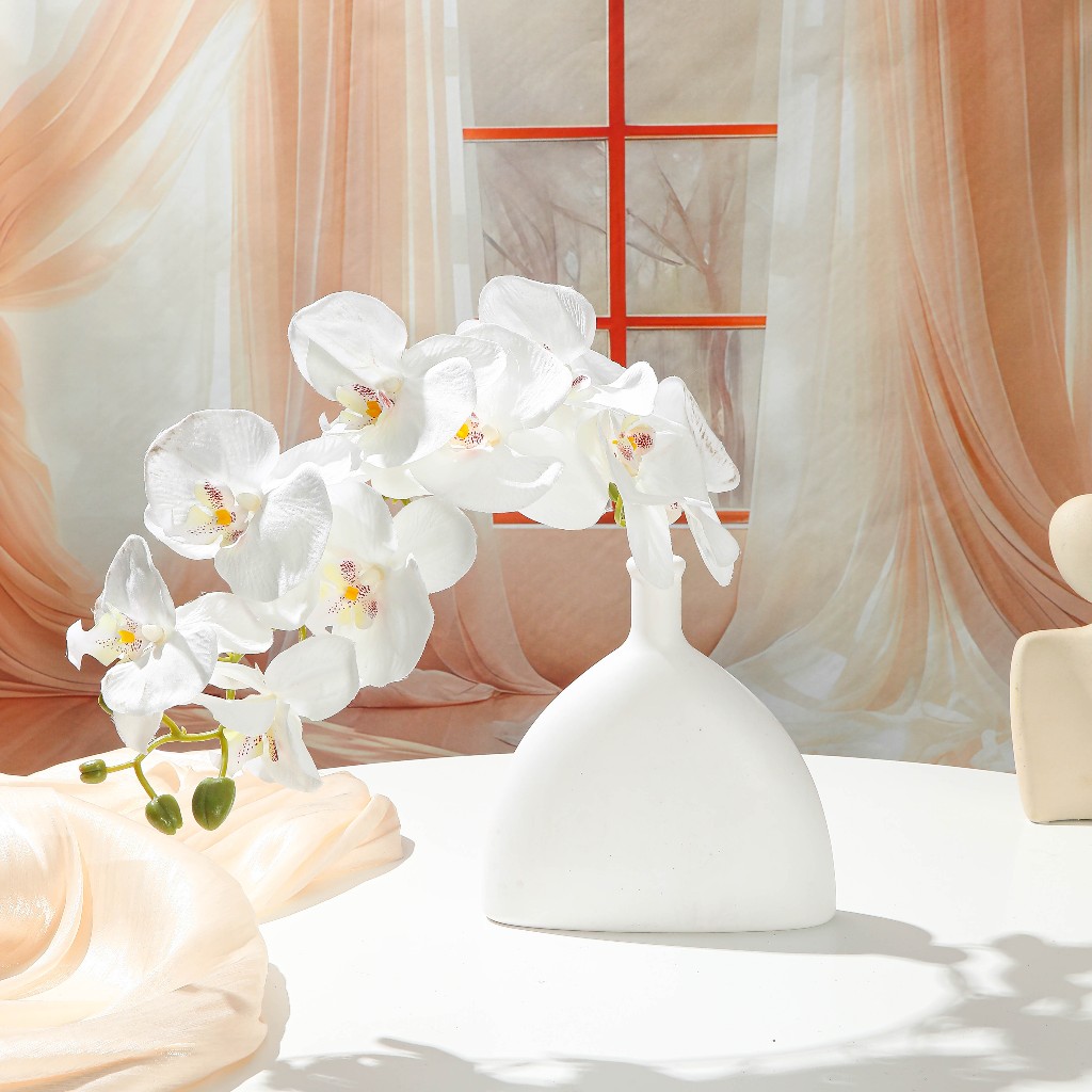 Ensemble Bunga Anggrek Bunga Hias Plastik Bunga Hias Plastik bunga hiasan ruang tamu