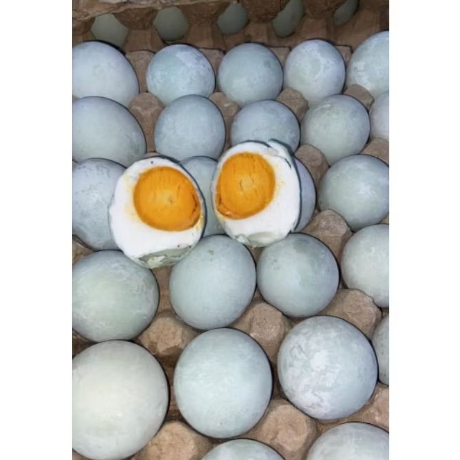 

TELUR BEBEK ASIN BERKUALITAS/Butir/Pack isi 6