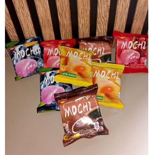 

Mochi Conley super isi 12pcs rasa strawberry blueberry coklat mangga