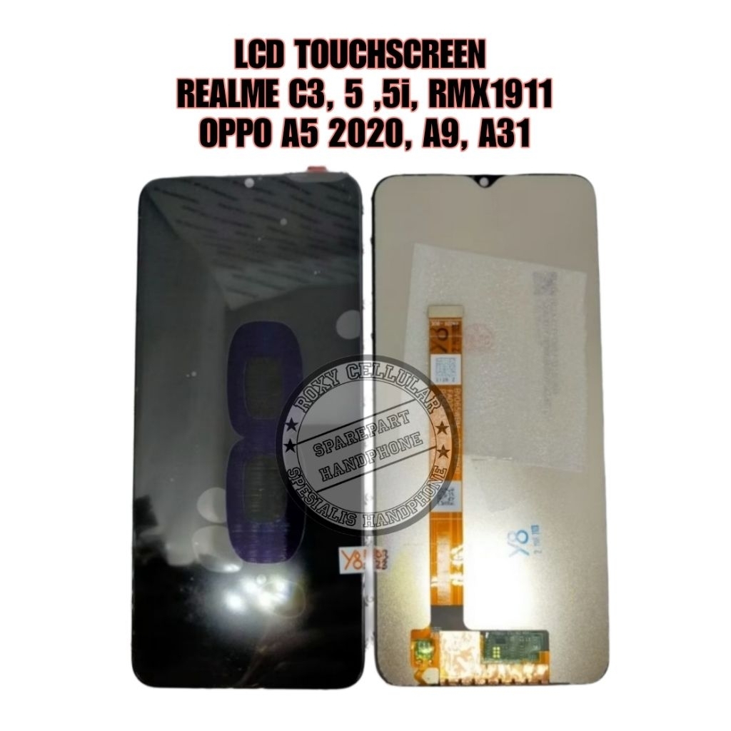 LCD TOUCHSCREEN REALME C3 REALME 5 5i RMX1911 - OPPO A5 2020 A9 2020 A31 ORIGINAL