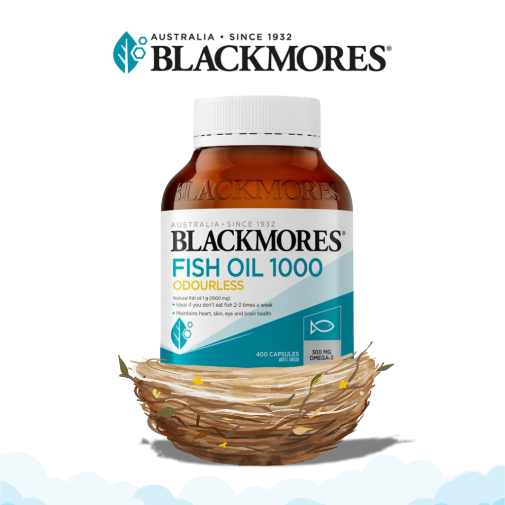 Blackmores Fish Oil 1000 Omega-3 Odourless