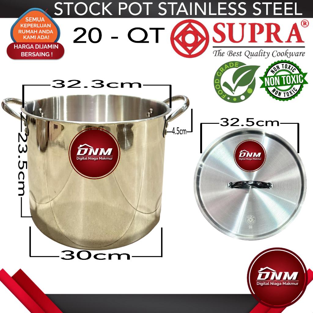 Panci Supra Stock Pot 20 QT / Panci pot stainless steel