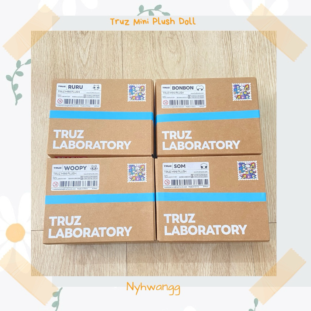 TRUZ LABORATORY - MINI PLUSH KEYRING [READY STOCK]
