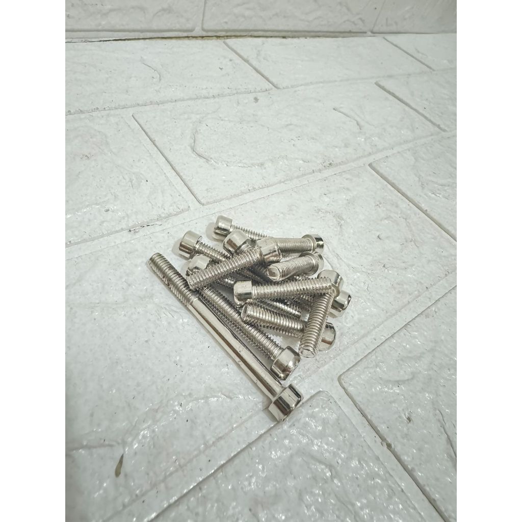 Baut Blok Mesin Ninja 2 Tak Bak Mesin Crankcase CVT Kiri Kanan Baud Block  Ninja 2 Tak