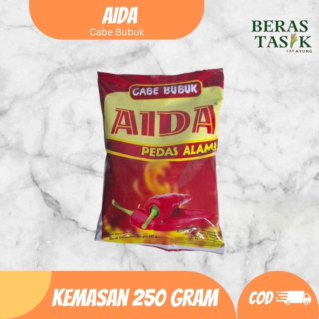 

AIDA Cabe Bubuk 250 Gram 1 Sachet