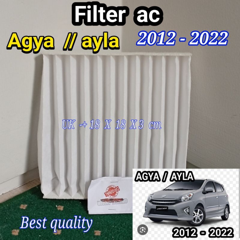 FILTER AC AGYA AYLA CABIN AIR FILTER AYLA AGYA