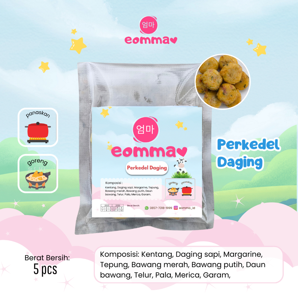 

Lezatoz_Genz 12+ Eomma Frozen Food Otak Bumbu Kuning 100G Makanan Siap Saji Mpasi