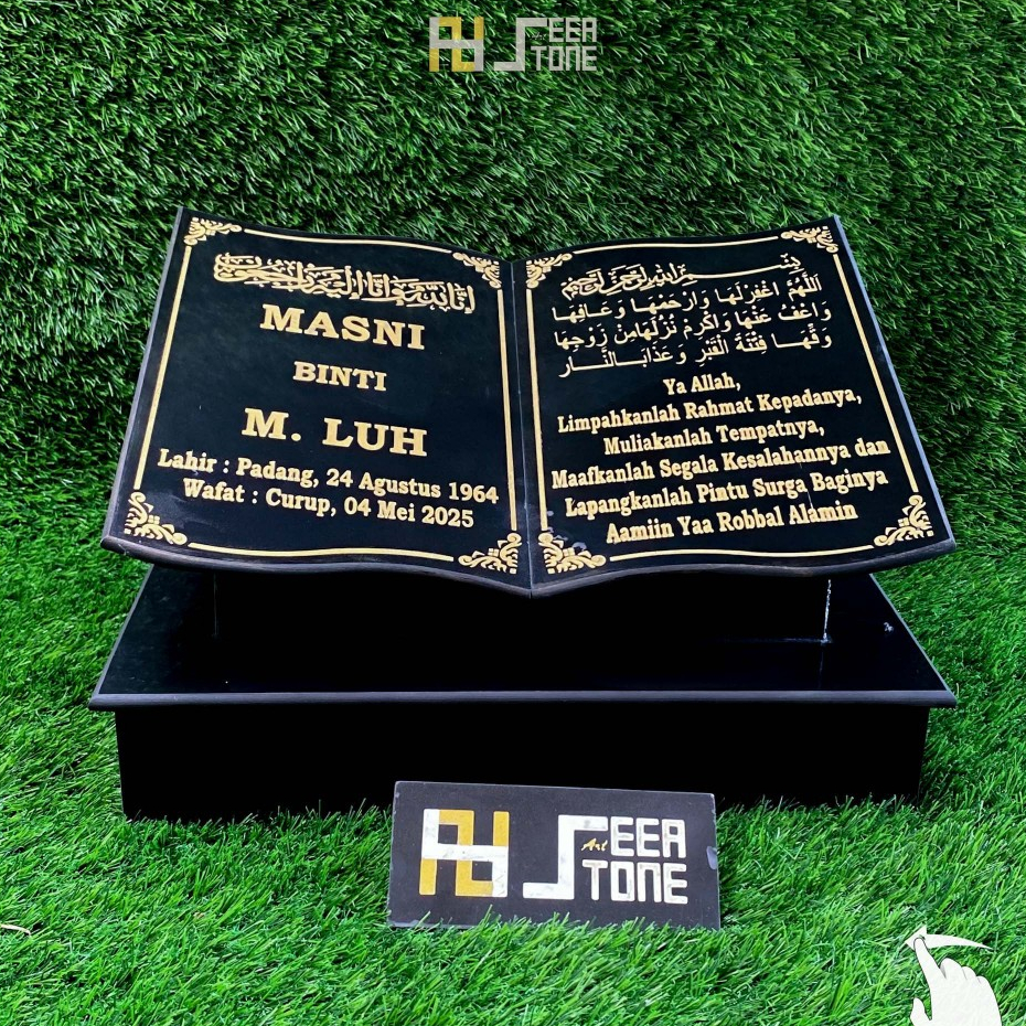 IS SEEA - GTH/C - B-B/L-E 30X40 - BATU NISAN MAKAM JAHUL GRANIT MODEL BUKU TERMURAH
