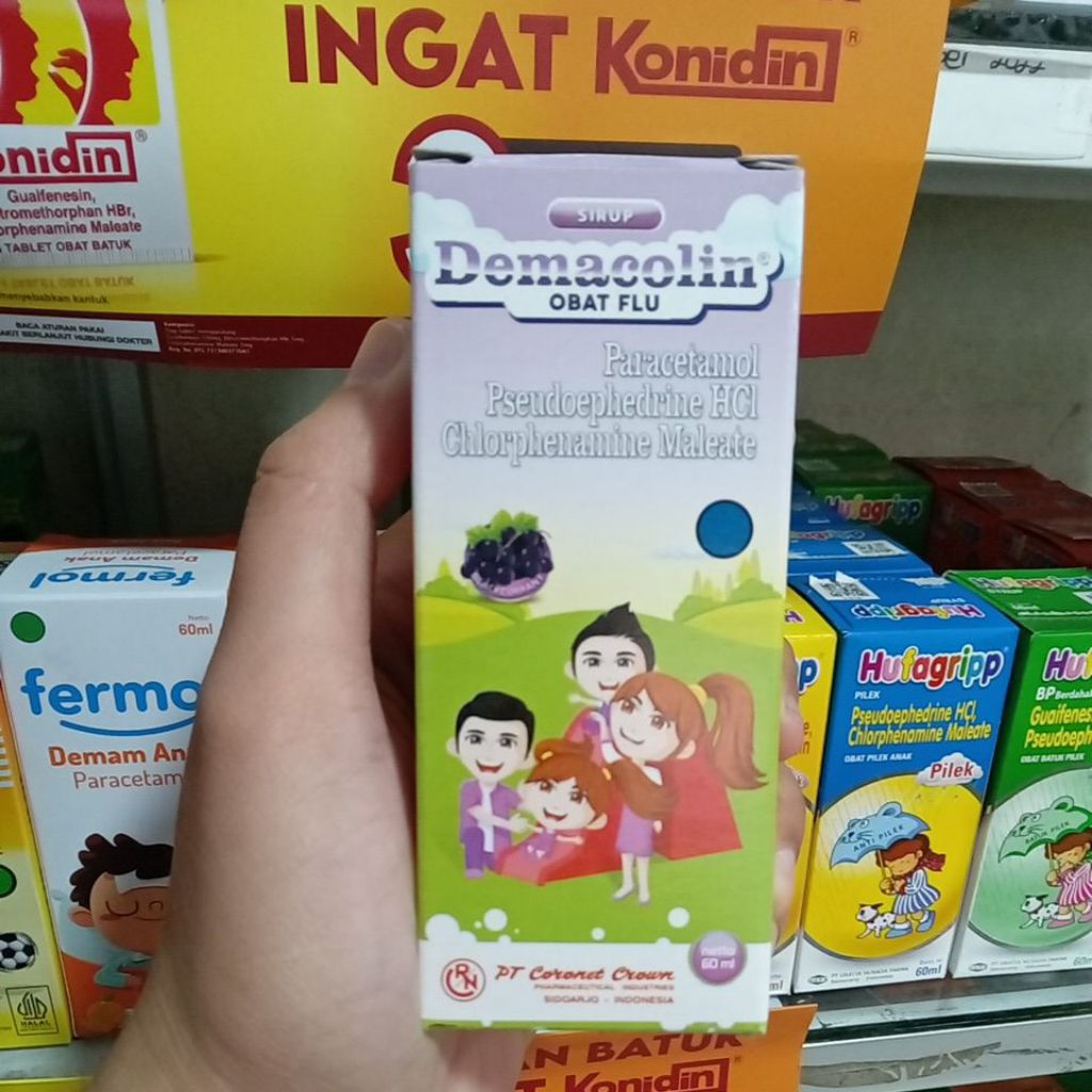 DEMACOLIN SIRUP 60ML / MENGURANGI FLU PILEK