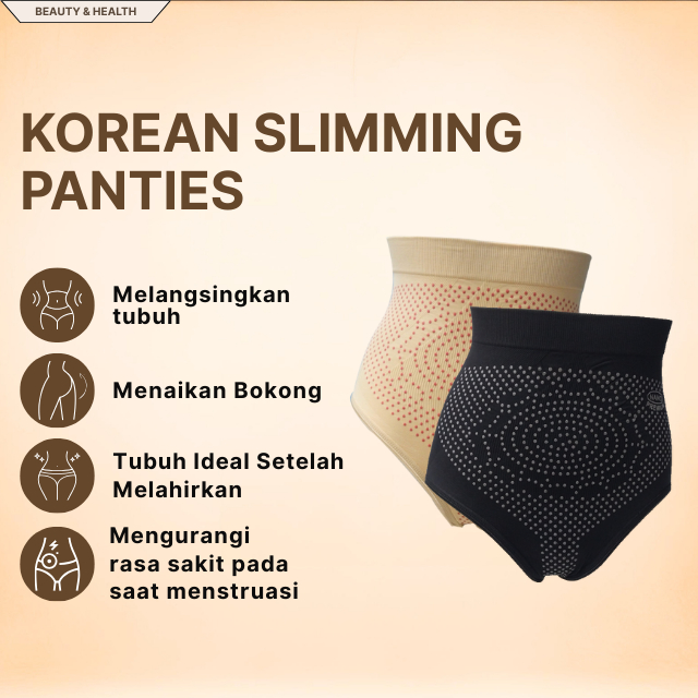 InspiraHome Korea Teknologi Slimming Suit Korset Pelangsing Corset Ion Negatif Tourmaline
