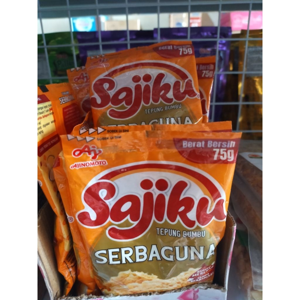 

sajiku tepung serbaguna/sajiku serbaguna pedas/serbaguna ori/bakwan krispy