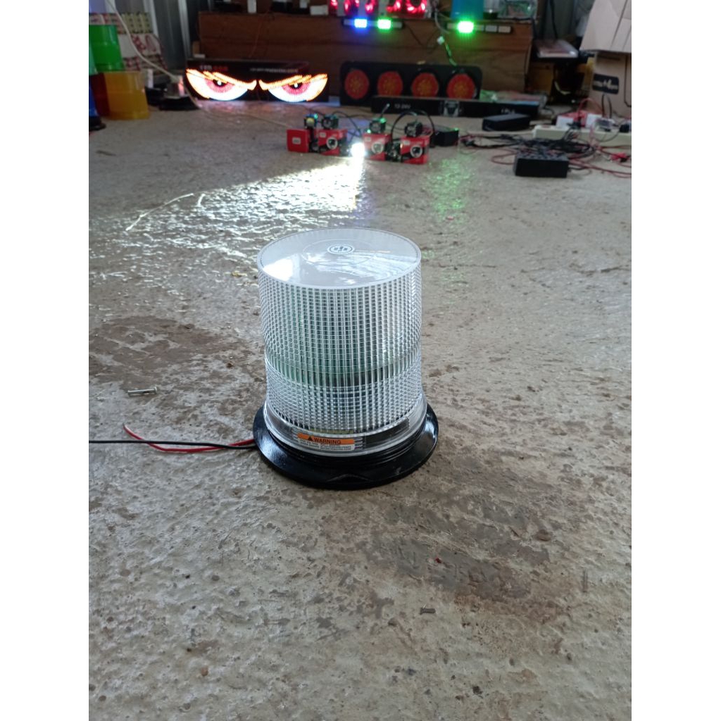 LAMPU ROTARI BLITZ  PESAWAT SERI H RAKITAN  TOPLES JUMBO  1 X KEDIP  12Volt/24Volt CAR