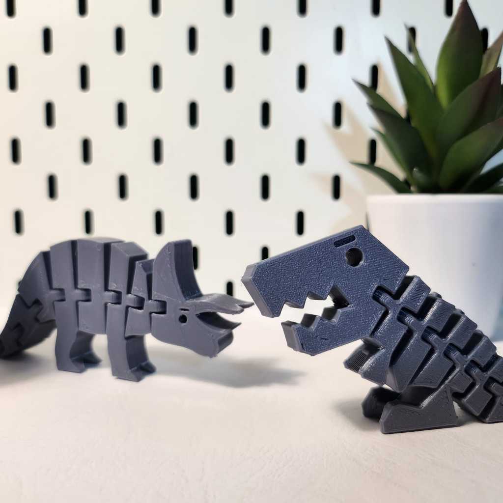 Mainan Miniatur Dinosaurus Action Figure 3D Printing Barang Unik