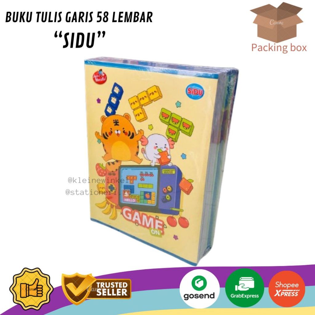 

Buku Tulis Sinar Dunia 58 lembar isi 10 pcs [ 1 PACK ]