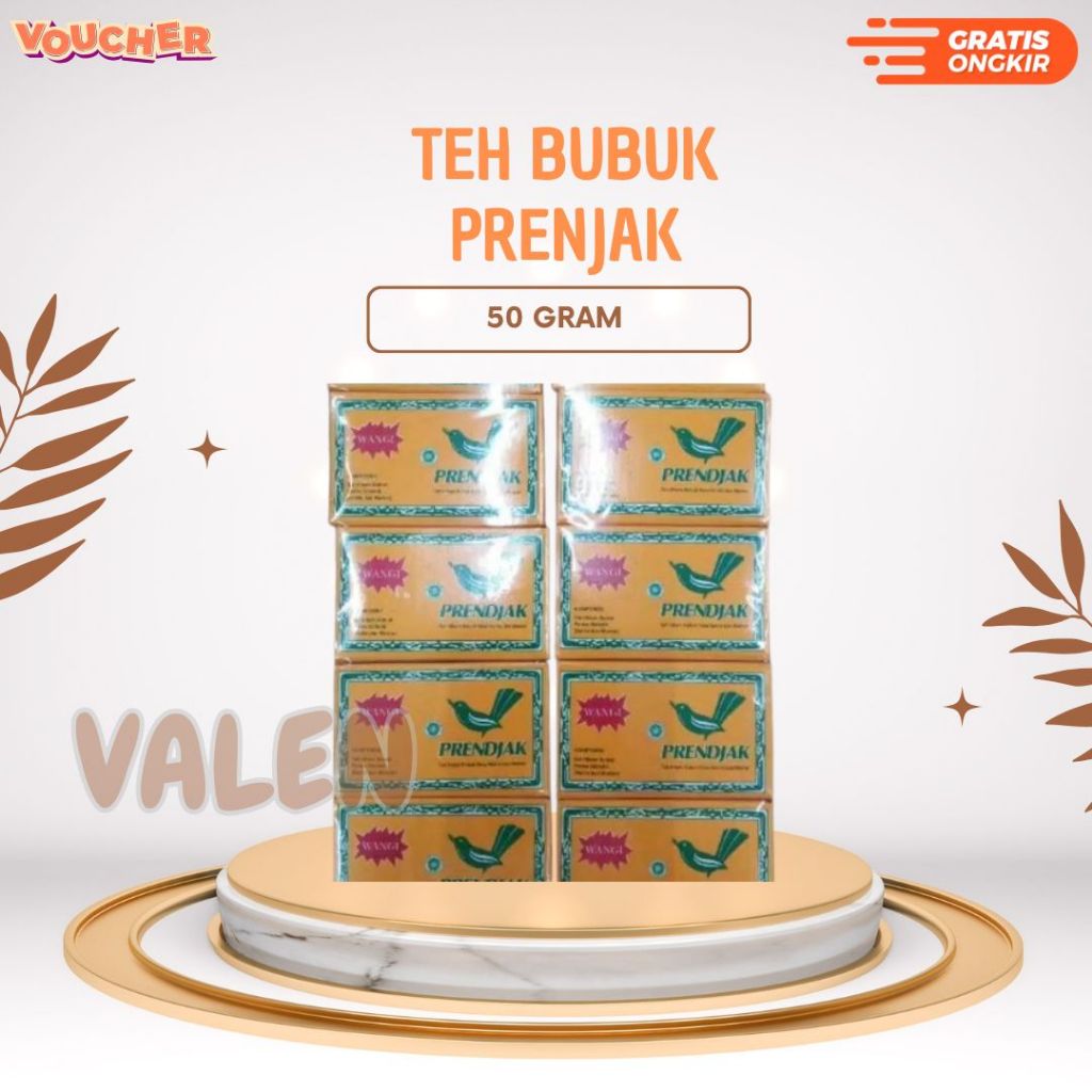 

Teh Bubuk Prendjak 50 gram / Teh Bubuk Prendjak isi 10 pcs