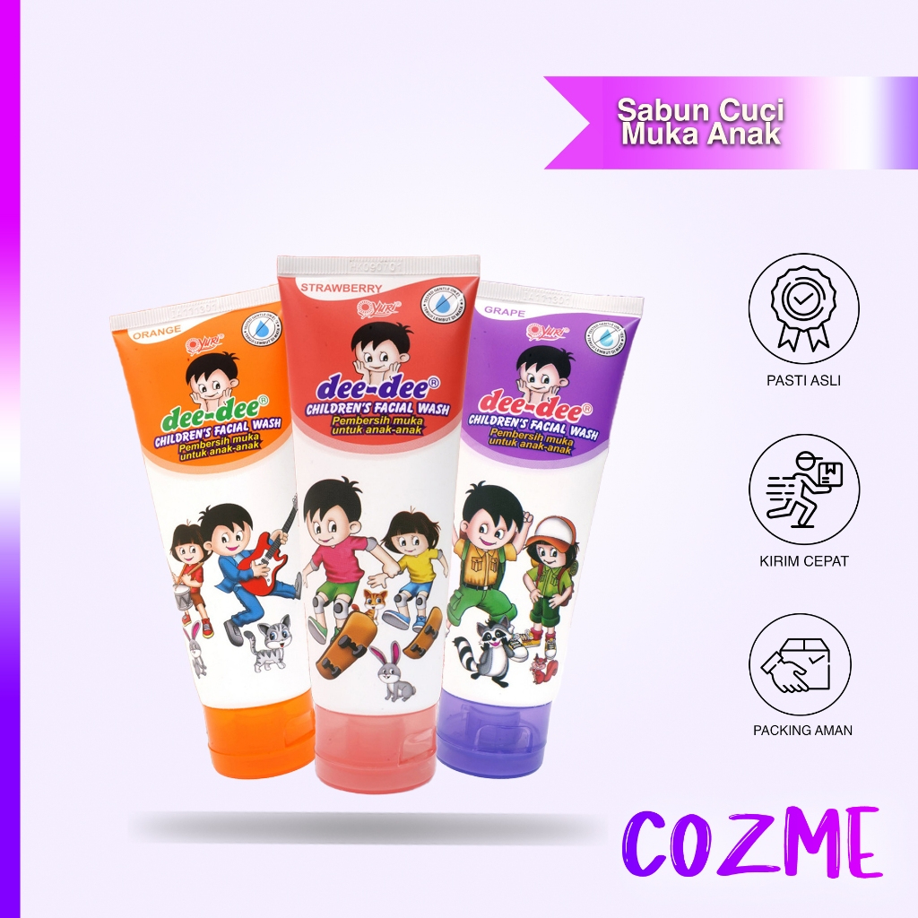 DEE-DEE Sabun Cuci Muka Anak | Pembersih Muka Khusus Anak Tidak Perih Di Mata