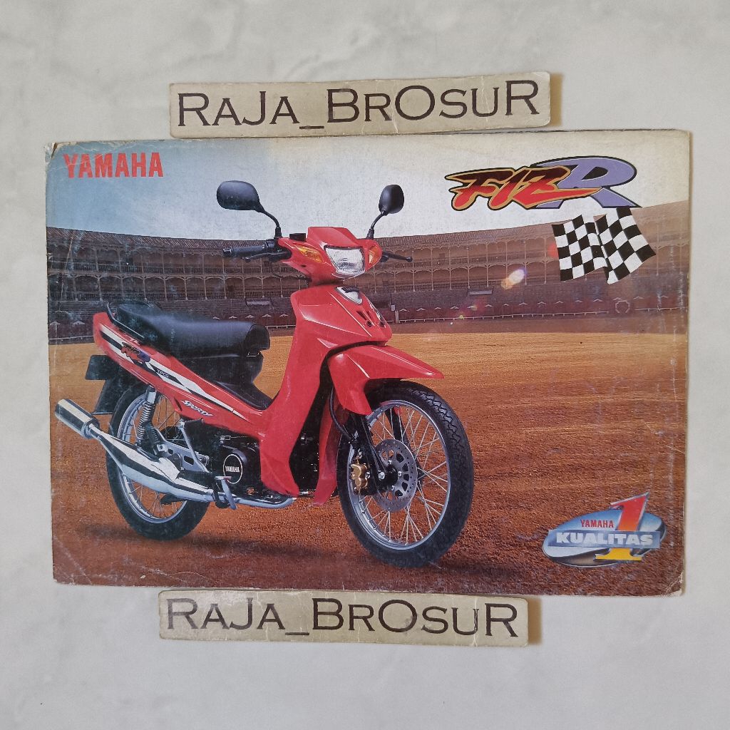 Poster brosur katalog leaflet jadul lawas Yamaha F1ZR Force 1ZR 1996-1997