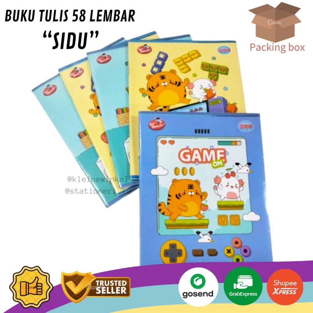 

[ 1 PCS ] Buku Tulis Garis SIDU isi 58 Lembar ECER