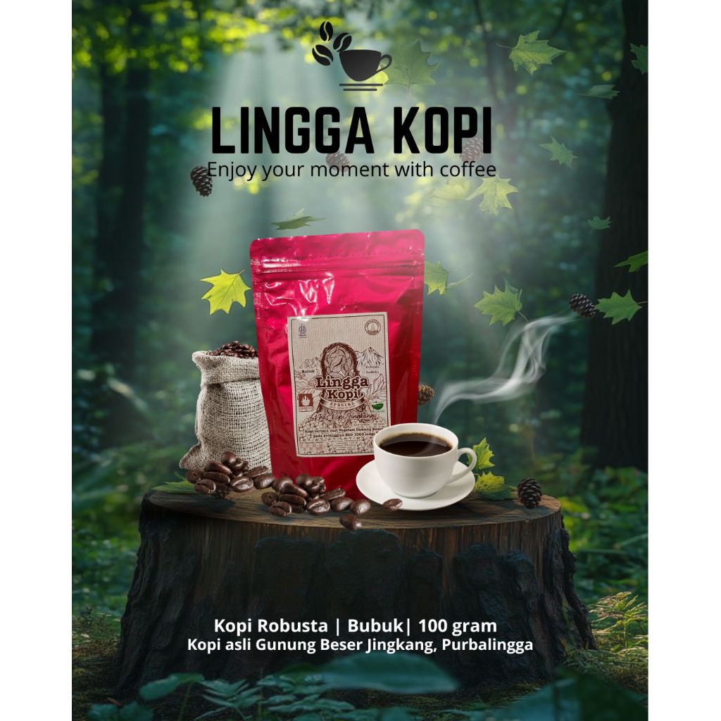 

Bubuk Kopi Robusta 100gram Asli Gunung Beser