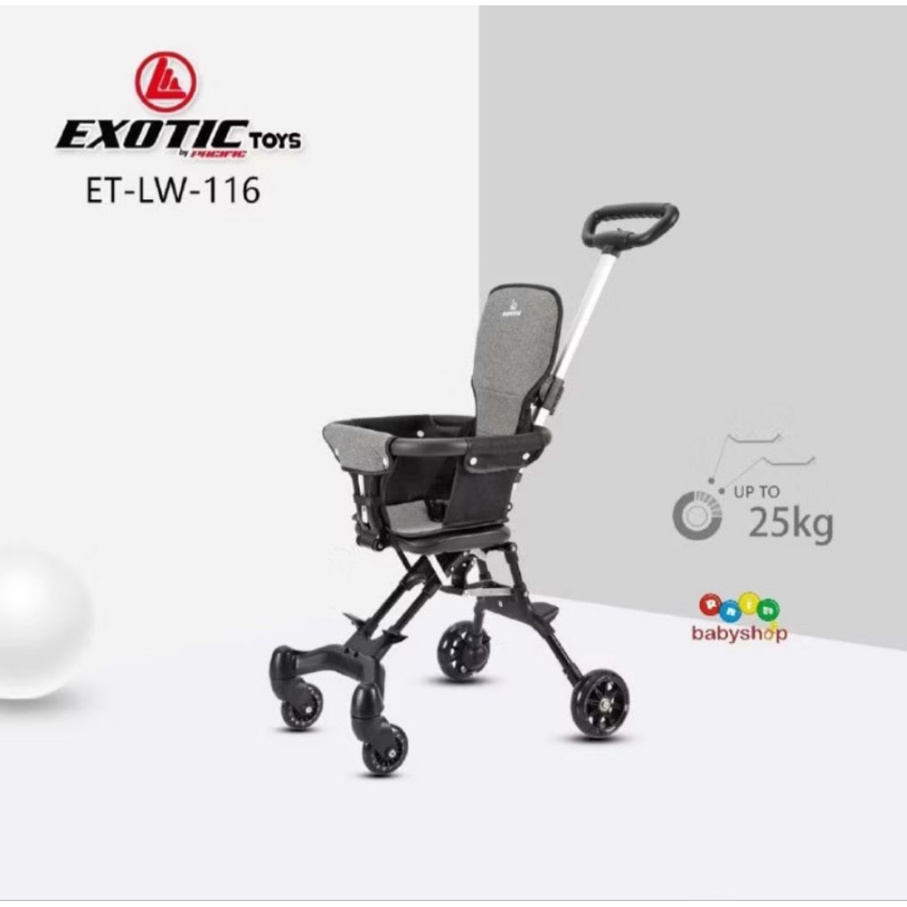 Stroller Lipat Bayi Exotic Kereta Dorong Cabin Size Baby Traveller Foldable ET-LW-116