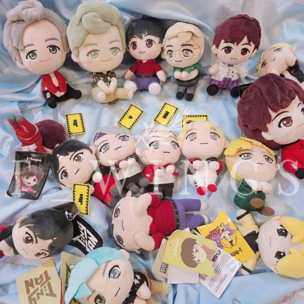 [ BTS / BT21 ] Boneka TinyTan BT21 Original Import BTS Origial TinyTan Boneka Bag Charm Plush Origin