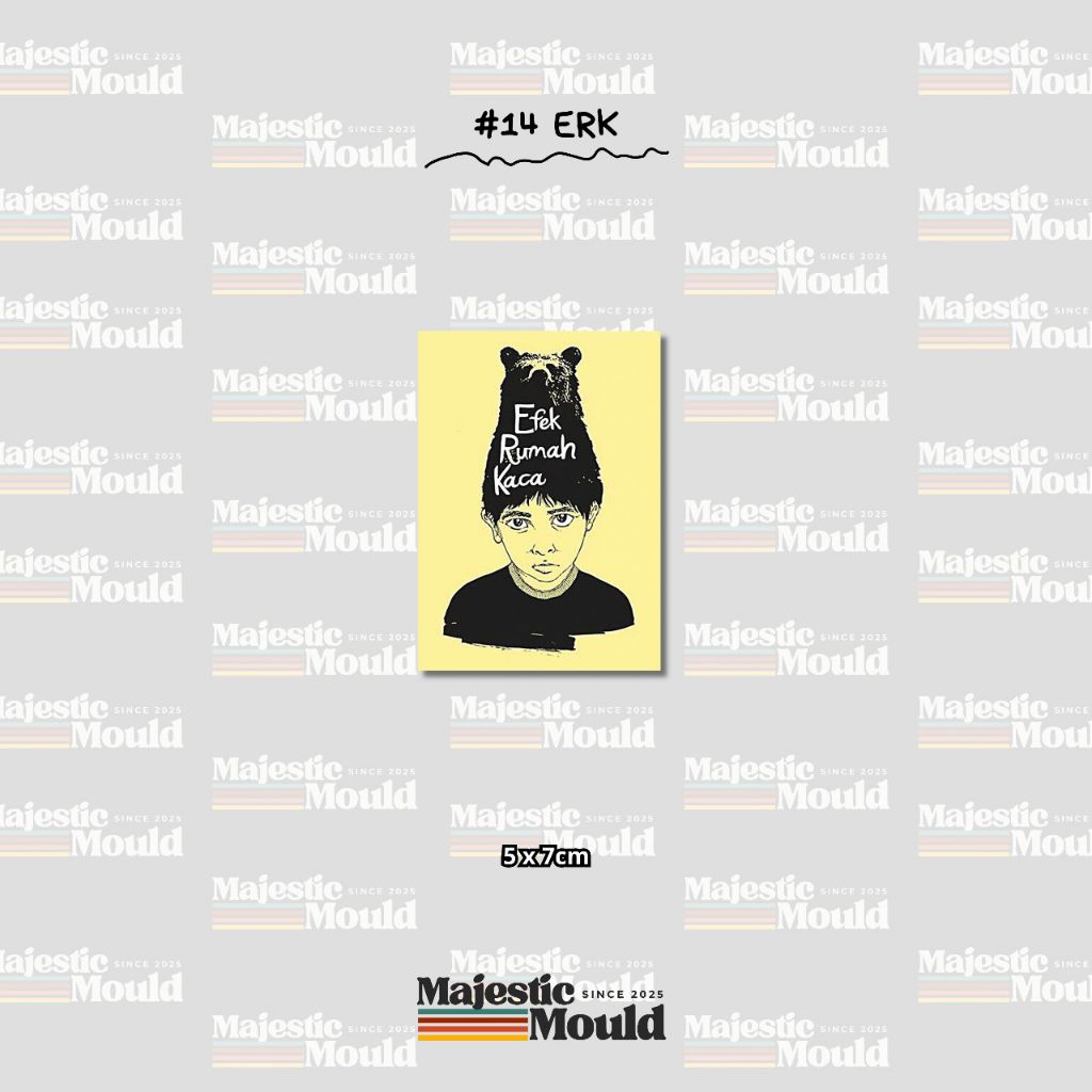 

#Vol14 ERK – Stiker Band Vinyl Glossy | Tahan Air & Luntur (Laptop/Helm/Tumbler/dan media lainnya)