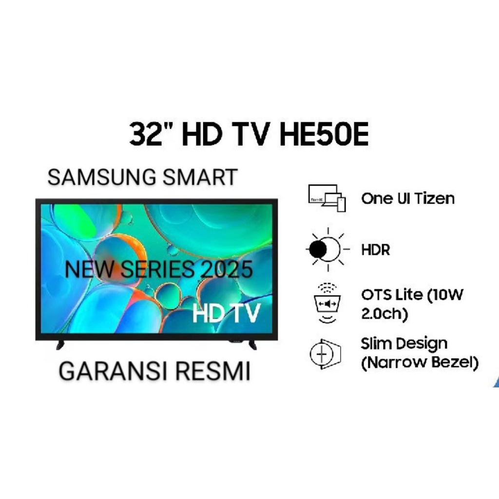 SAMSUNG SMART TV HE50EF 32 INCH SMART TV 2025