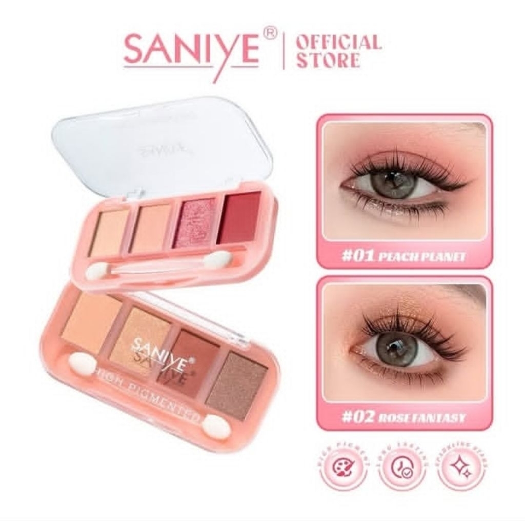 (TERLARIS) SANIYE EYESHADOW 4 COLORS/ EYESHADOW/ SANIYE