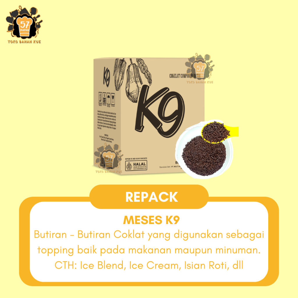 

MESES K9 REPACK (250gr, 500gr, 1kg)