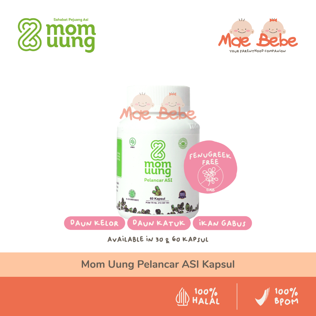Mom Uung Pelancar ASI Booster Kapsul
