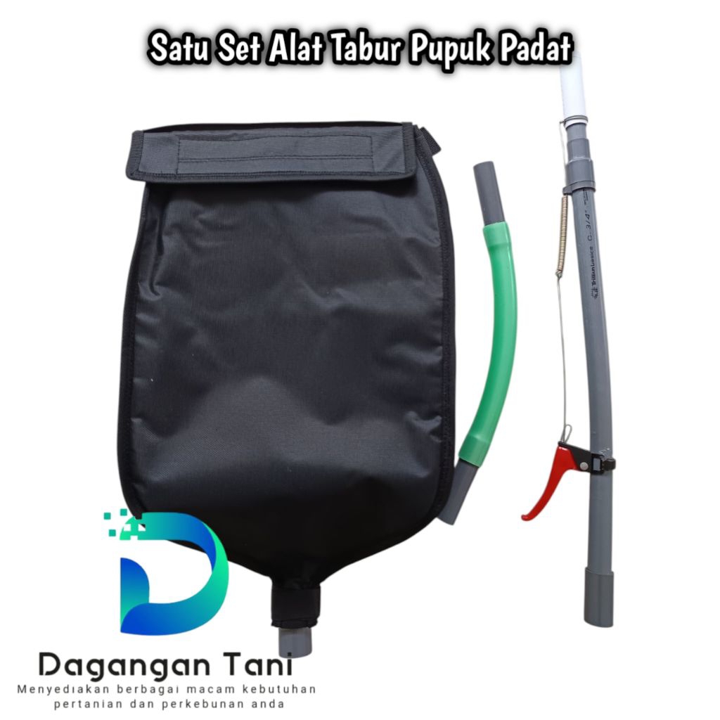 Satu Set Alat Tabur Pupuk Granul Pupuk Padat Butiran Tas Ransel Anti Sakit Pinggang