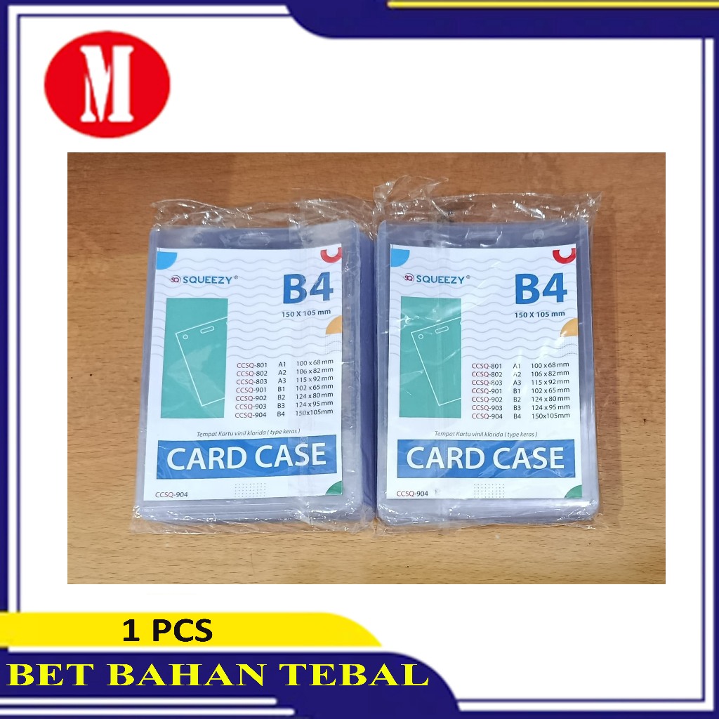 

Name tag Plastik B4/id card case plastik tebal