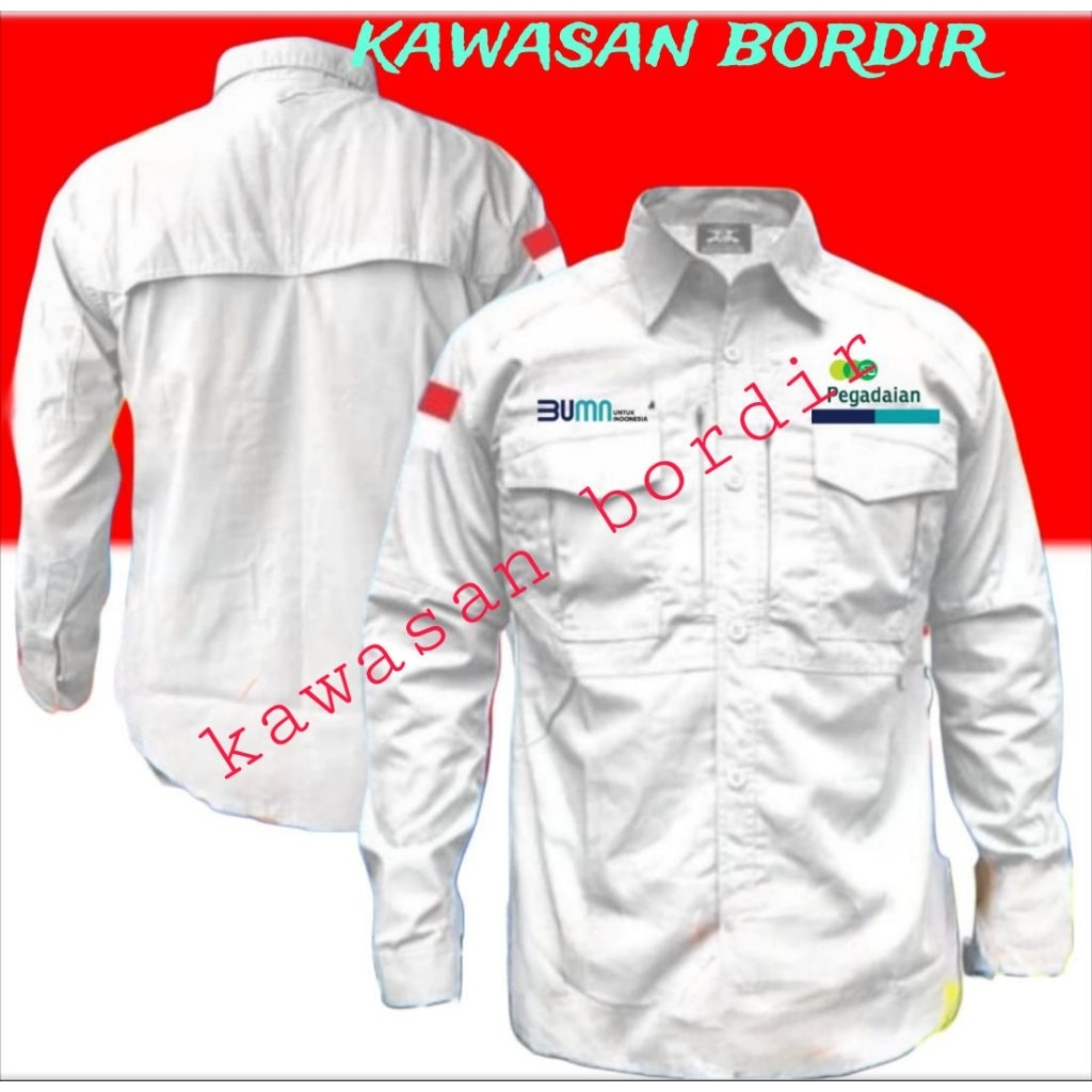 kemeja tactical BUMN pegadaian kemeja BUMN pegadaian seragam BUMN pegadaian baju BUMN pegadaian pdh 