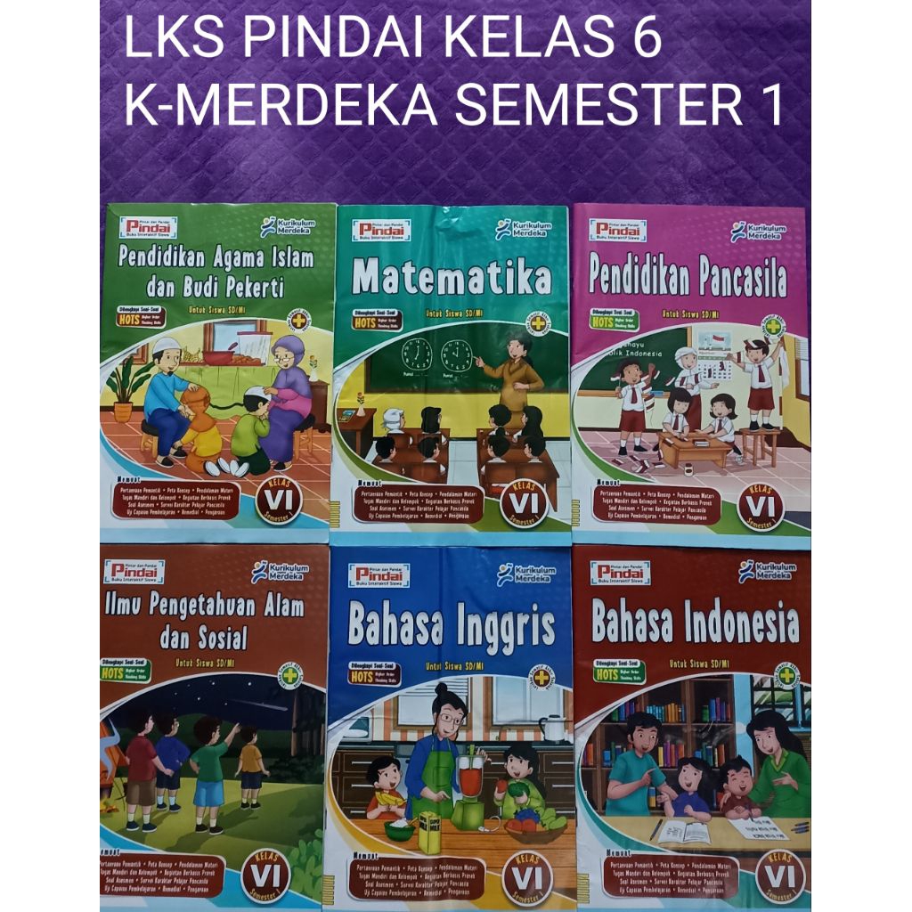 LKS PINDAI KELAS 6 SEMESTER 1 K-MERDEKA (LKS)