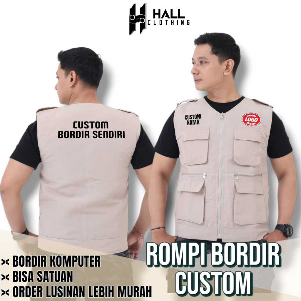 ROMPI BORDIR CUSTOM - BISA SATUAN/LUSINAN