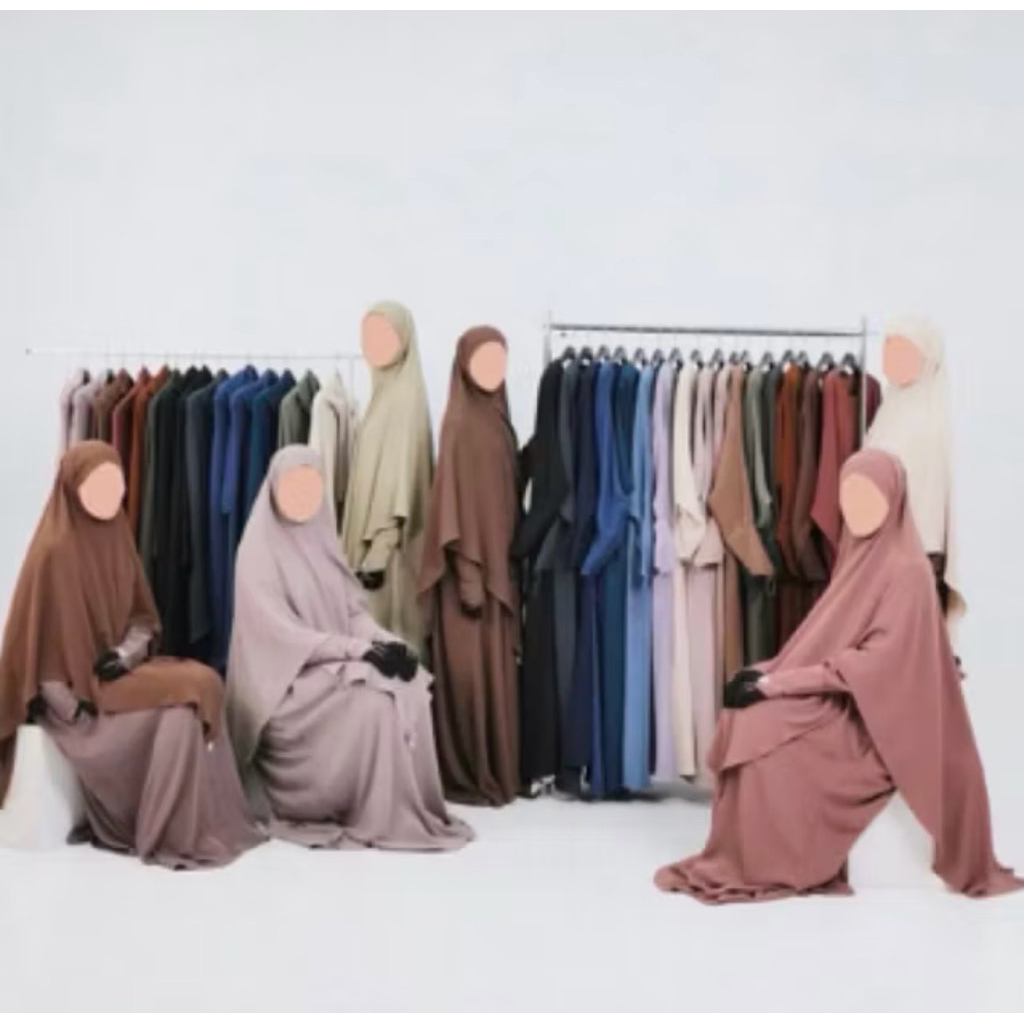 preloved luna abaya elmadina caramel size xs