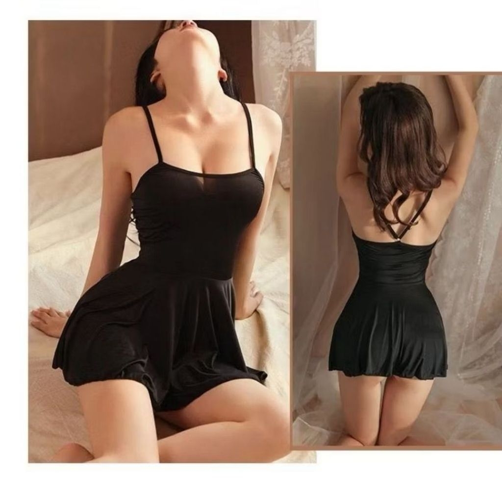 Lingerie wanita sexy korea suspender - Baju tidur piyama korea sexy style