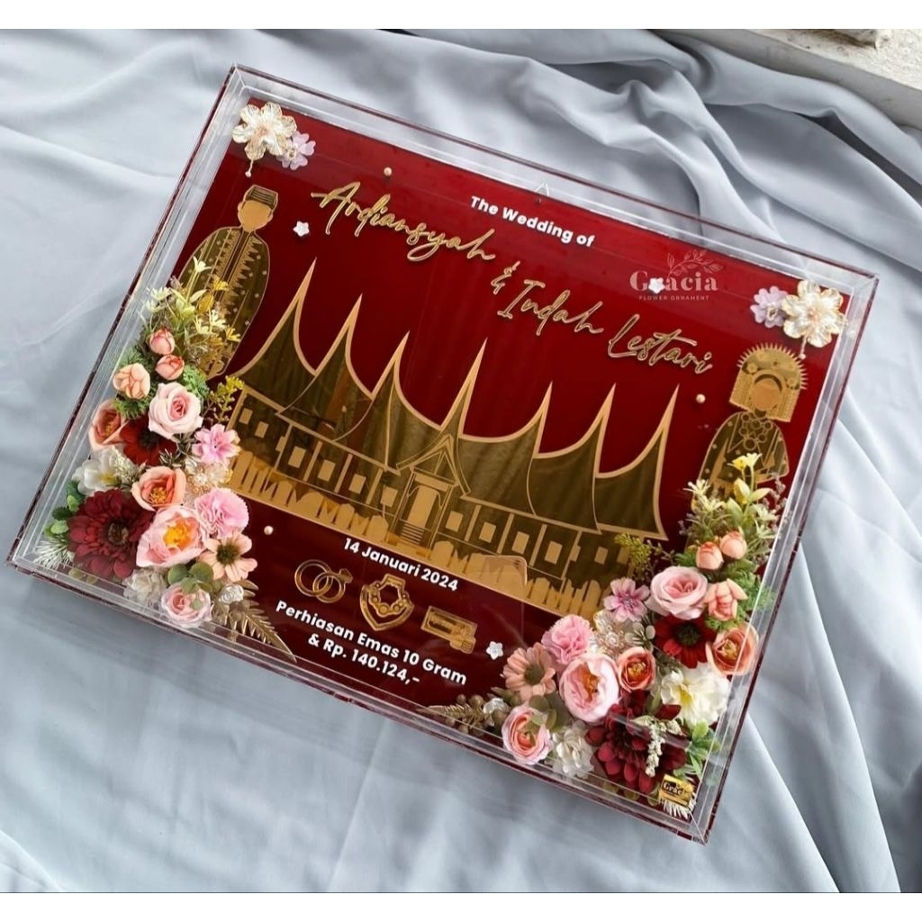 MAHAR AKRILIK RUMAH GADANG SET